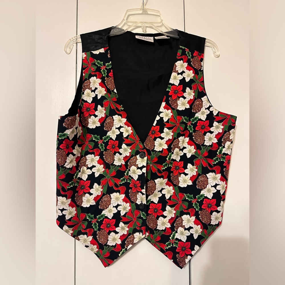 Vintage Basic Editions Holiday Vest